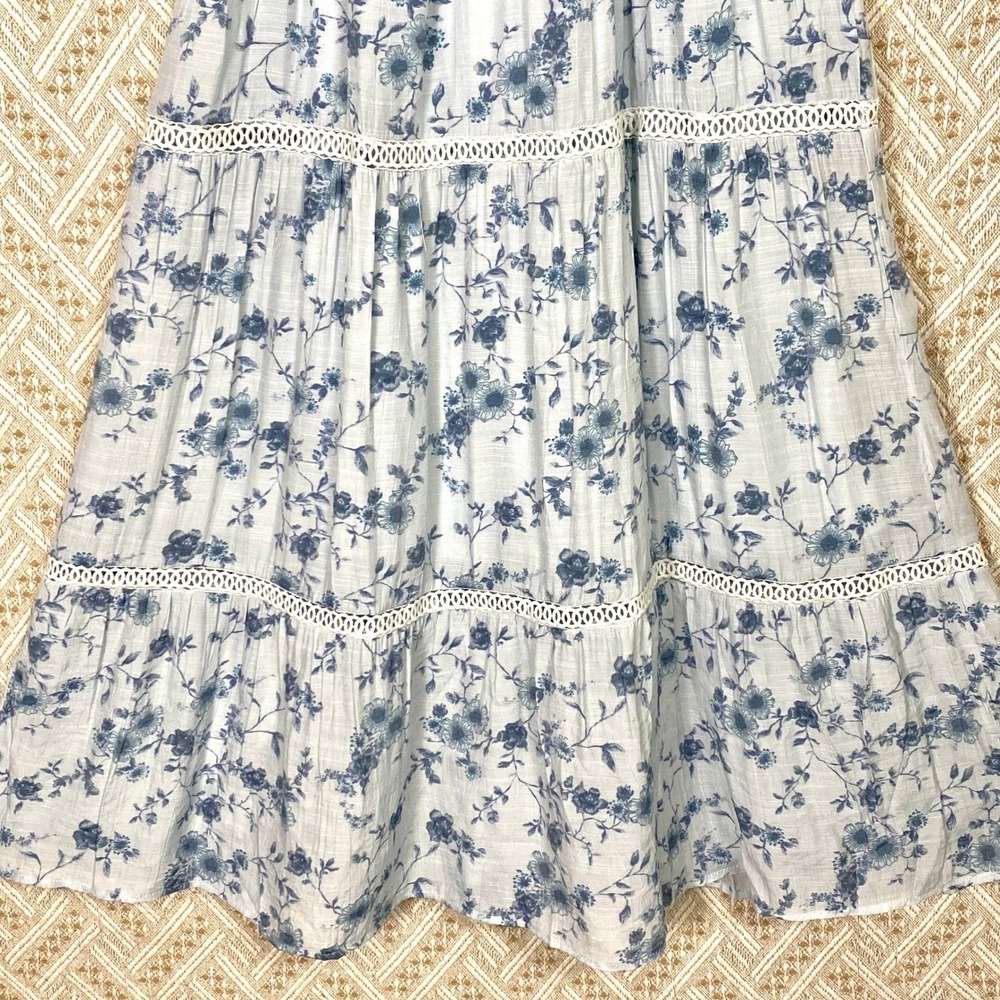 Anthropologie Just Found Large Maxi Dress Cottagecore Romantic Coquette Feminine - Picture 4 of 8